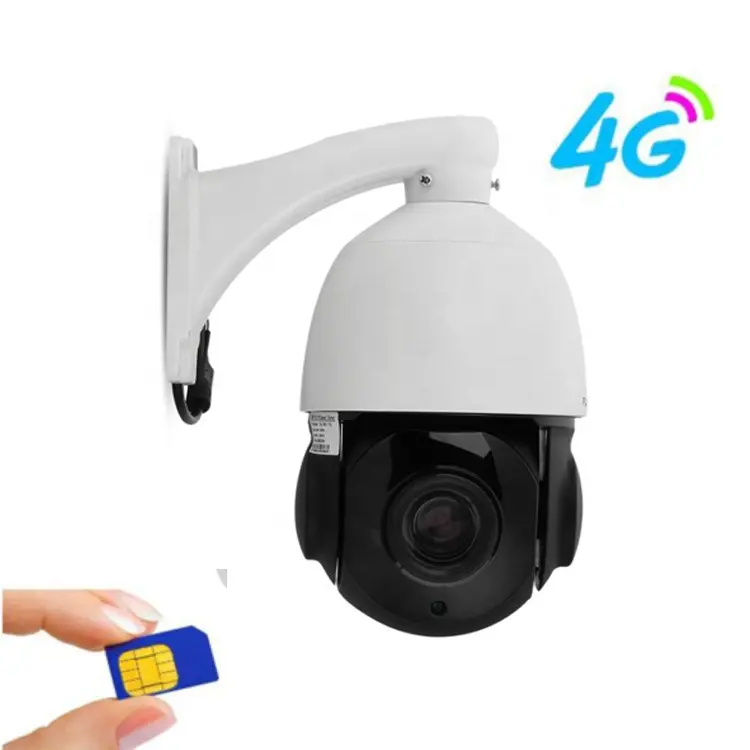 2.0 Megapixel CCTV 1/2, 8 "SONY307 Cahaya Bintang CMOS 20X Zoom Optik PTZ Kamera IP 3G 4G Nirkabel WIFI dengan Tampilan Jarak Jauh Aplikasi