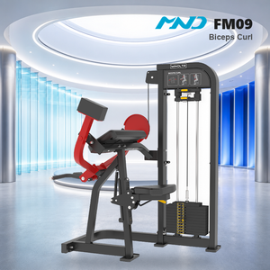 Machine à curls <span class=keywords><strong>biceps</strong></span> sélective populaire MND FM09 – Appareil d'entraînement musculaire de qualité professionnelle pour salle de sport commerciale et studio de fitness - Product Image 1