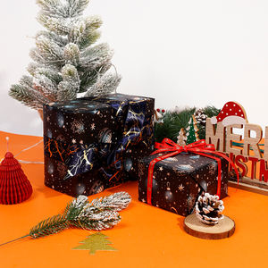 Wholesale 80g Art <b>Paper</b> 43*300cm <b>Christmas</b> Gift <b>Luxury</b> Custom Packaging <b>Wrapping</b> <b>Paper</b> Roll - Product Image 1