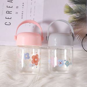 ขวดน้ำแก้วพกพาแบบคลาสสิกไล่สี ปลอดสาร BPA พร้อมฝาปิด ดีไซน์ทันสมัยสำหรับผู้ใหญ่ เหมาะสำหรับการเดินป่าและกิจกรรมกลางแจ้ง - Product Image 6