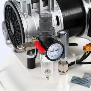 Compresseur d'air dentaire silencieux 100% sans huile 850W avec fil de cuivre 40 litres pour utilisation sur <span class=keywords><strong>fauteuil</strong></span> dentaire médical - Product Image 2
