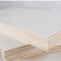 Contrachapado Laminado con Núcleo de Madera Dura, Grado E0, Bajo en Formaldehído, Resistente al Fuego, Económico, Impermeable, Melamina para Muebles