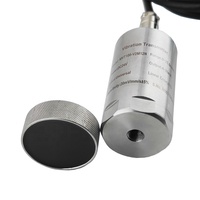 MVT100 CE Sensor Getaran Analog Mekanis 3,2 Kawat Terintegrasi Lanjutan 4-20ma Baja Tahan Karat 24VDC 10-500Hz untuk Pompa Motor