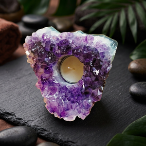 Clúster de amatista para candelabros, Gema de cristal artesanal, piedras naturales, Reiki, Jade, Feng Shui, para iglesia, venta al por mayor - Product Image 2