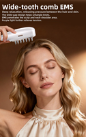 Kit de beauté multifonctionnel chaud/froid 5-en-1 2026 : Peigne de massage facial Guasha et appareil de soin pour la peau et les cheveux