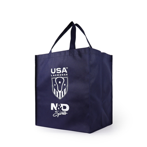 Wholesale Reusable Eco-Friendly PP Shopping Bags Custom Logo Printing Supermarket Non-Woven Handled Bags Packaging Promotion
