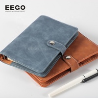 Portefeuille classeur de luxe A5/A6/A7 en cuir PU, agenda de poche imprimé, organiseur de budget à feuilles mobiles, carnet de budget vierge