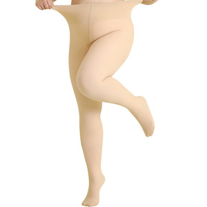 Collants pour femmes grandes tailles, <span class=keywords><strong>double</strong></span> couche, couleur chair, résistants à l'usure, toutes saisons, avec plusieurs options d'épaisseur - Product Image 1