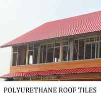 Toiture en fibres de polyester polyuréthane, matériaux de construction pour maison, stock important pour expédition immédiate.