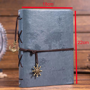 <span class=keywords><strong>2022</strong></span> Vintage 60 Page Journal fait à la main en relief en cuir rouge Album Photo bricolage 18*22cm PU Scrapbook <span class=keywords><strong>carte</strong></span> motif Portable pour - Product Image 4