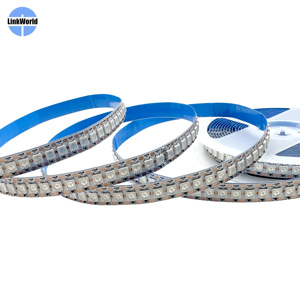 WS2812B RGB Pixel <span class=keywords><strong>LED</strong></span> Strip Direccionable Programable WS2812 2812 RGBIC Smart Magic <span class=keywords><strong>LED</strong></span> Light Strip 5V RGB DMX512 SPI SK6812 - Product Image 3