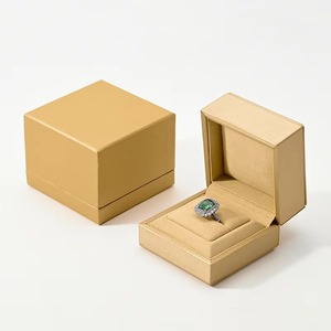 Cajas de Joyería de Microfibra FANXI para Empacar Anillos de Boda, Cajas de Regalo para Collares y Colgantes - Product Image 1