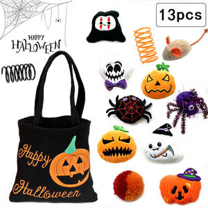 Fournitures pour animaux de compagnie, ensemble de jouets pour chat d'Halloween, jouet en peluche pour chat pour le divertissement, produits interactifs pour chat - Product Image 1
