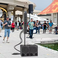 Venta caliente precio de fábrica JH12 4 pulgadas pasivo superior 12 pulgadas activo Subwoofer altavoz columna sistema de altavoces