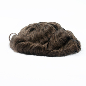 Tupé de Cabello Humano 100% Indio – Base de Encaje Suizo (Imitación 64), Sistema de Reemplazo de Cabello Natural para Hombres, Transpirable e Invisible - Product Image 3