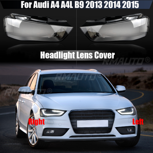 ฝาครอบไฟหน้าใส สำหรับ Audi A4 A4L B9 ปี 2013 2014 2015  ฝาครอบโคมไฟหน้า  อะไหล่เปลี่ยนเลนส์เดิม - Product Image 1