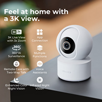 Cámara de Seguridad WiFi Interior IMILAB SC330 3K 5MP, 360 ° PTZ, Detección y seguimiento de personas, Visión nocturna en color, Aplicación IMILAB Life