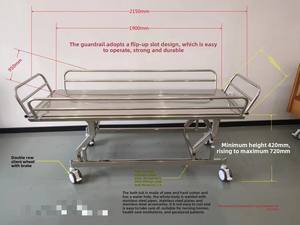 Lit de bain pour personnes âgées handicapées, entièrement en acier inoxydable, avec fonction de réglage électrique de l'angle - Product Image 2