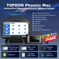 TOPDON Phoenix Max Estación de Acoplamiento para Herramienta de Diagnóstico de 13.3 Pulgadas con Programación y Codificación Basadas en la Nube, Actualización Gratuita Máxima