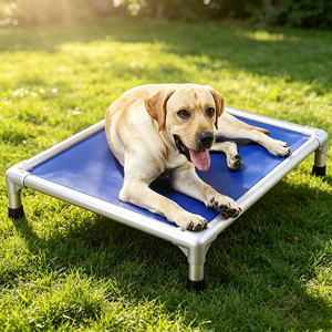Accessoires pour lits d'animaux de compagnie : Lit surélevé confortable, imperméable, en aluminium, lavable, pour chiens de grande taille – Vente en gros - Product Image 2