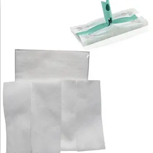 Lingettes pour serpillière non tissées, nettoyage des sols, antistatiques, sans poussière, tissu de cuisine, gaufrage, lingettes sèches non tissées pour serpillière plate, BSCI - Product Image 1
