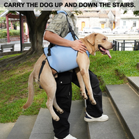 Harnais de Soutien pour Chien HIPHOPPET – Gilet en Nylon et Polyester Solide, Réglable, Rembourré et Respirant pour la Rééducation Animale