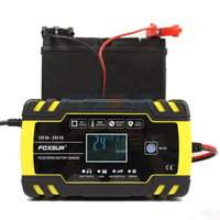 Chargeur de batterie de voiture automatique 12V 24V AGM GEL WET, chargeur rapide 12V 8A 24V 4A, chargeur intelligent à impulsions pour batterie au plomb-acide