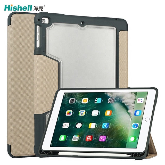 Protective Function Universal Shockproof PU Tpu Surface Pro Case With Pencil Slot for iPad 9.7