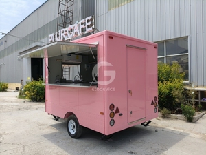 Remorque de vente de <span class=keywords><strong>hot</strong></span>-dogs neuve, mobile, en acier inoxydable, pour la restauration rapide, camion de cuisine multifonctionnel - Product Image 2