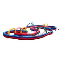 Piste gonflable Go Kart, piste de course gonflable pour vélos Quad, livraison gratuite