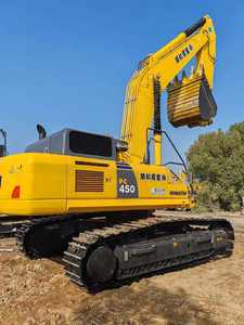 Excavadora sobre orugas Komatsu PC450 usada, de 45 toneladas peso operativo, componente del núcleo del motor Cummins, buenas condiciones - Product Image 2
