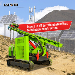 Chi phí bảo trì thấp chân cao máy điều khiển cọc PV máy điều khiển cọc quang điện độ sâu cho cọc đất mềm - Product Image 1