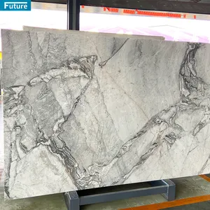 Luxury Italy Natural Gray Marble Slabs Arabescato Corchia Gray Stone Per Square Meters For Bathroom Wall Living Room