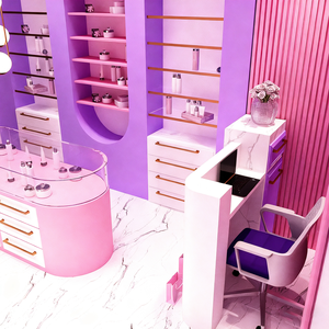 Dreamy Sweet-Cool Girl Style kosmetik Display Factory One-Stop Service untuk toko Makeup bermerek - Product Image 3