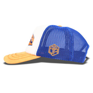 Gorra de malla tipo trucker con logotipo personalizado de alta calidad de Tcap China, bordado plano en espuma. - Product Image 3