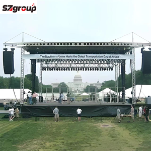 Toàn cầu một cửa giải pháp di động hàn Spigot giàn hoạt động ngoài trời DJ Sân khấu nhôm giàn cho các sự kiện - Product Image 1