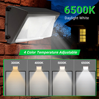 Applique murale LED Stock US 40W -120W 4CCT Réglable en puissance IP65 Luminaire extérieur pour maison Lampe extérieure Éclairage mural LED
