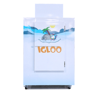 Tự động defogging đôi cửa rắn trong nhà băng Tủ đông năng lượng hiệu quả Cube Băng hiển thị lạnh lưu trữ Băng Hộp tủ đông - Product Image 1