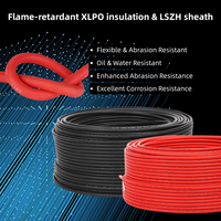 WANBANG Kupfer DC Solar PV Kabel LSZH Isolierung Einadrig Rot und Schwarz 4mm2 6mm2 10mm2 Rolle für Solarmodule