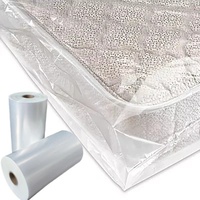 Film d'emballage pour matelas en LDPE de 120 microns, film protecteur en polyéthylène haute résistance en rouleau pour l'emballage des usines de matelas