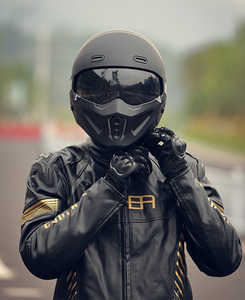 Casque <span class=keywords><strong>de</strong></span> <span class=keywords><strong>moto</strong></span> modulaire haut <span class=keywords><strong>de</strong></span> gamme homologué DOT 3c avec <span class=keywords><strong>masque</strong></span> facial détachable <span class=keywords><strong>pour</strong></span> la conduite sur route et les motos cruiser - Product Image 2