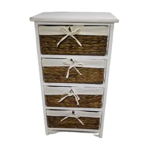 custom new wooden cabinet with 4 water grass drawers wholesale