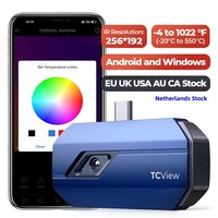 TOPDON EU UK Pays-Bas Stock TC001 Thermographie Imagerie Thermique Imageur Téléphone Utilisation Mini Smart IR Infrarouge Caméra Thermique Android