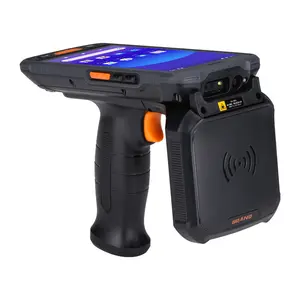 Cheapest 5.5 Inch 4g Logistics Rfid Uhf Nfc 1d 2d Barcoder Scanner Industrial Handheld Rugged Android 11 Pda