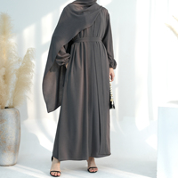 Abaya de haute qualité aux designs modestes, ensemble 2 pièces en polyester infroissable, vêtements musulmans traditionnels, robes modestes pour femmes
