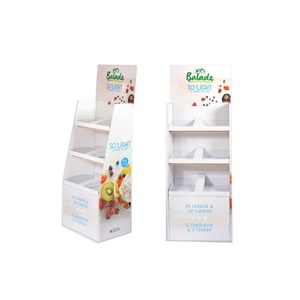 ขาตั้งโชว์สินค้าแบบพับได้ ผลิตจากกระดาษรีไซเคิล เป็นมิตรต่อสิ่งแวดล้อม สำหรับร้านค้าปลีก ใช้จัดแสดงสินค้าประเภทขนม อาหาร และเครื่องดื่ม - Product Image 5