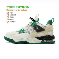 Logo personnalisé coussin chaussures de course marque taille 45 marche style sport original haut bas baskets de basket-ball