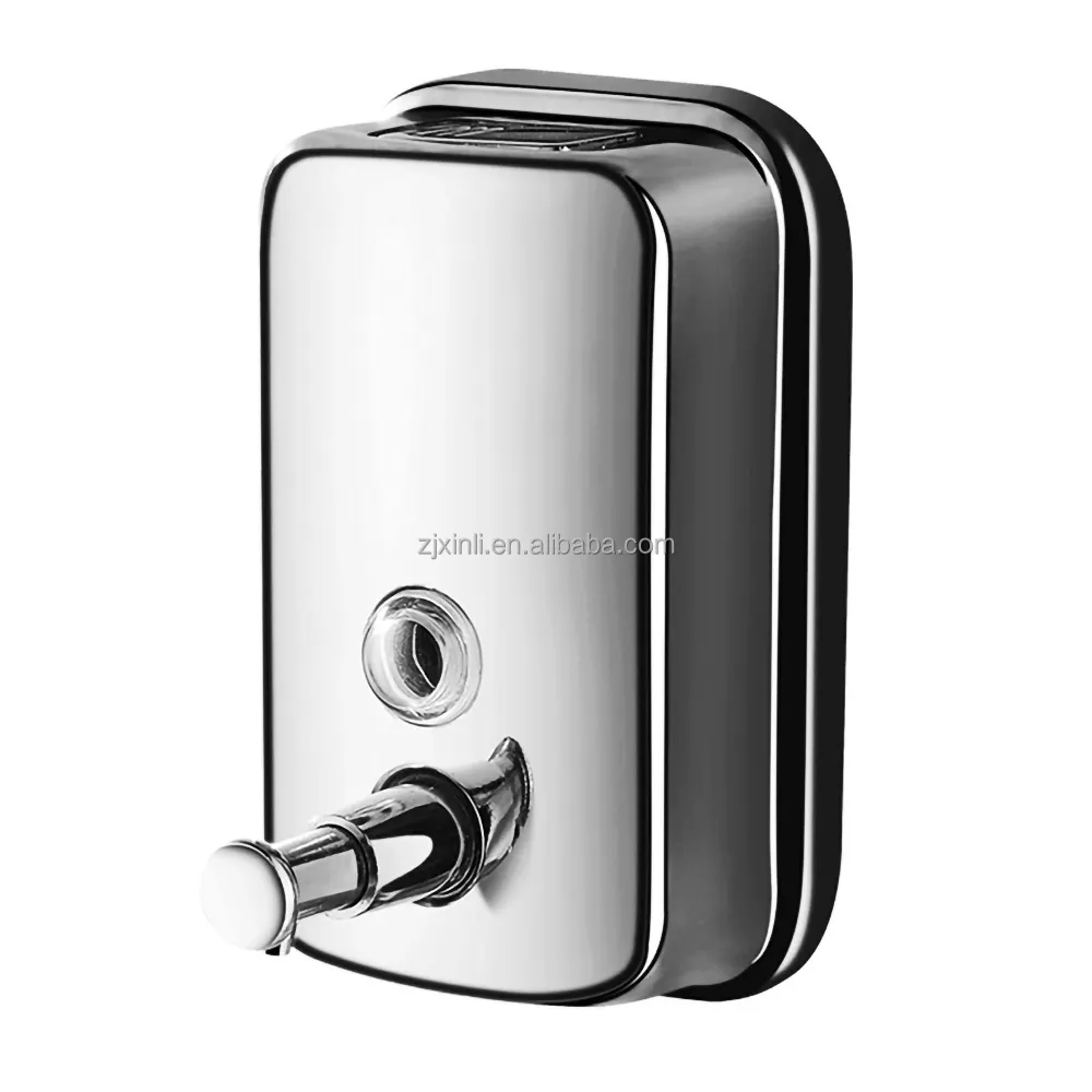 X16957 materiale in acciaio inox colore argento 3 dimensioni di accessori per il bagno Dispenser di sapone