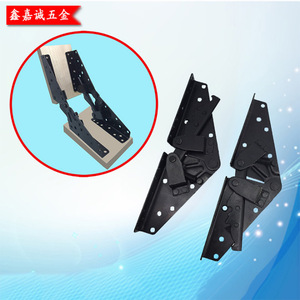 <b>Folding</b> <b>Sofa</b> <b>Bed</b> Hinges 2.5 Mm Carbon Steel Multi Angle Surface Mount Furniture Hardware - Product Image 1