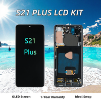 Yiifix Vente en gros Écran AMOLED LCD de haute qualité avec cadre pour Samsung S21 Plus 5G G996B/DS Garantie 1 an Remplacement parfait